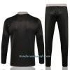 Sudadera De Entrenamiento Trajes Juventus Dark Cremallera De Cuarto 2022-23 Gris - Niño